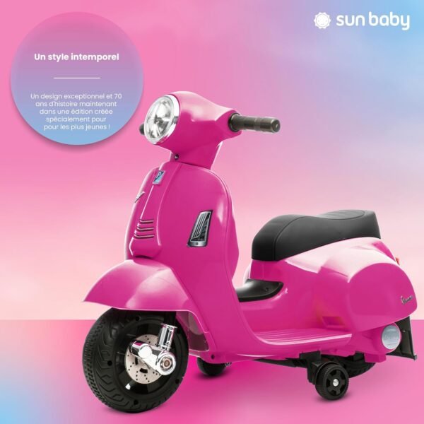 Moto Rose Electrique Enfants 3 Ans 2