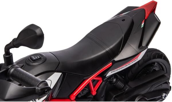 Moto Rouge Electrique pour Enfants 7